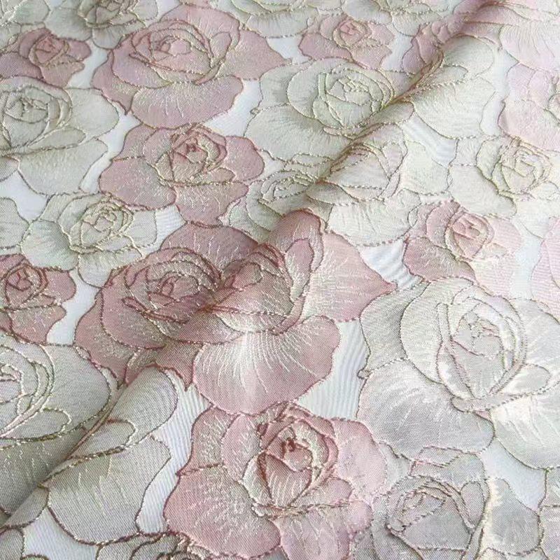 100x150cm Retro Embossed Rose Jacquard Fabric Yarn-dyed Golden Silver Fabrics For Sewing Dress Bags Coat DIY Handmade Material 100X150cm
100x150cm Retro Embossed Rose Jacquard Fabric Yarn-dyed Golden Silver Fabrics For Sewing Dress Bags Coat DIY Handmade Material 100X150cm