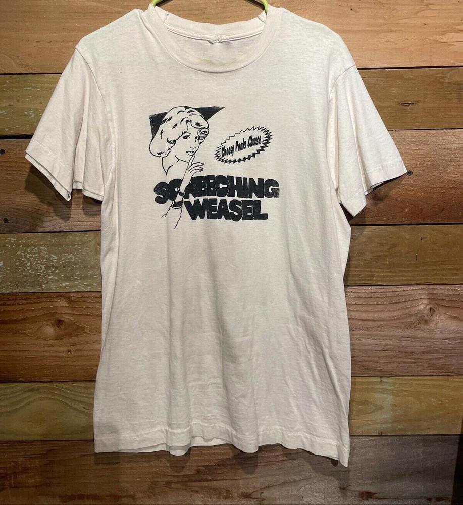 Vintage Screeching Weasel Band Choosy Punks Choose White S to 5XL Shirt ZL261 Unisex T-Shirt XL
Vintage Screeching Weasel Band Choosy Punks Choose White S to 5XL Shirt ZL261 Unisex T-Shirt XL