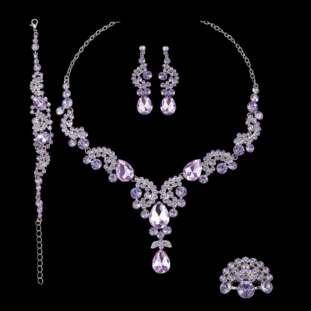 2026 Exquisite Bridal Jewelry Two-piece Set, Performance Party Dress, Wedding Clavicle Necklace, Earrings Jewelry Set 45CM лавандовый
2026 Exquisite Bridal Jewelry Two-piece Set, Performance Party Dress, Wedding Clavicle Necklace, Earrings Jewelry Set 45CM лавандовый