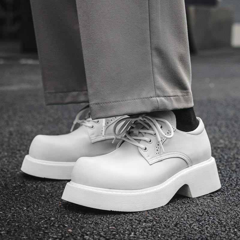 Мужская обувь Niche Derby Shoes Inner Height Increase Big Head Leather Shoes Retro High Street White Leather Shoes 95557-J 38 белый
Мужская обувь Niche Derby Shoes Inner Height Increase Big Head Leather Shoes Retro High Street White Leather Shoes 95557-J 38 белый