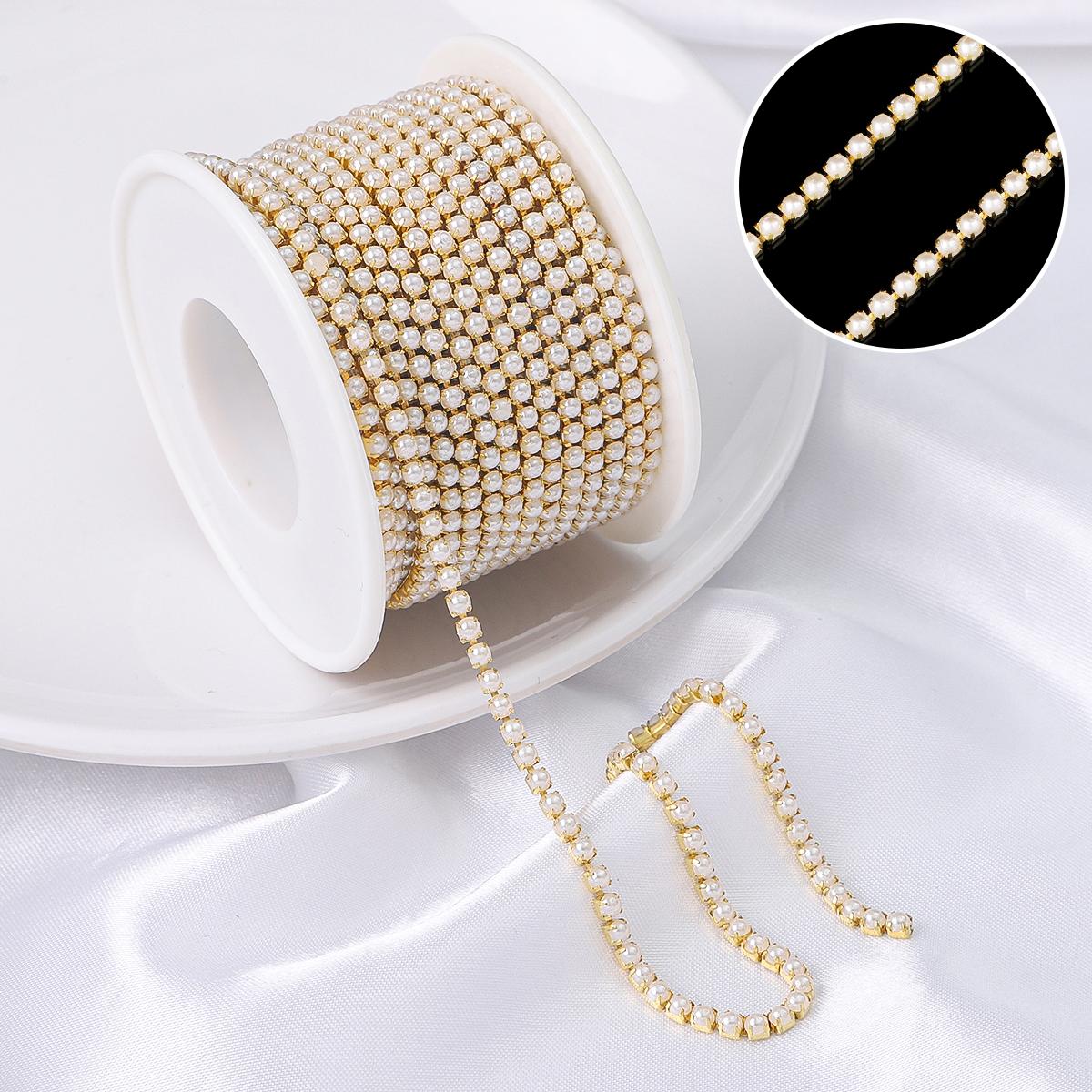0,91 метра плотность плоская задняя часть стразы цепочка медная пришивная отделка стразами DIY аксессуары 2.5mm белый/золотой
0,91 метра плотность плоская задняя часть стразы цепочка медная пришивная отделка стразами DIY аксессуары 2.5mm белый/золотой