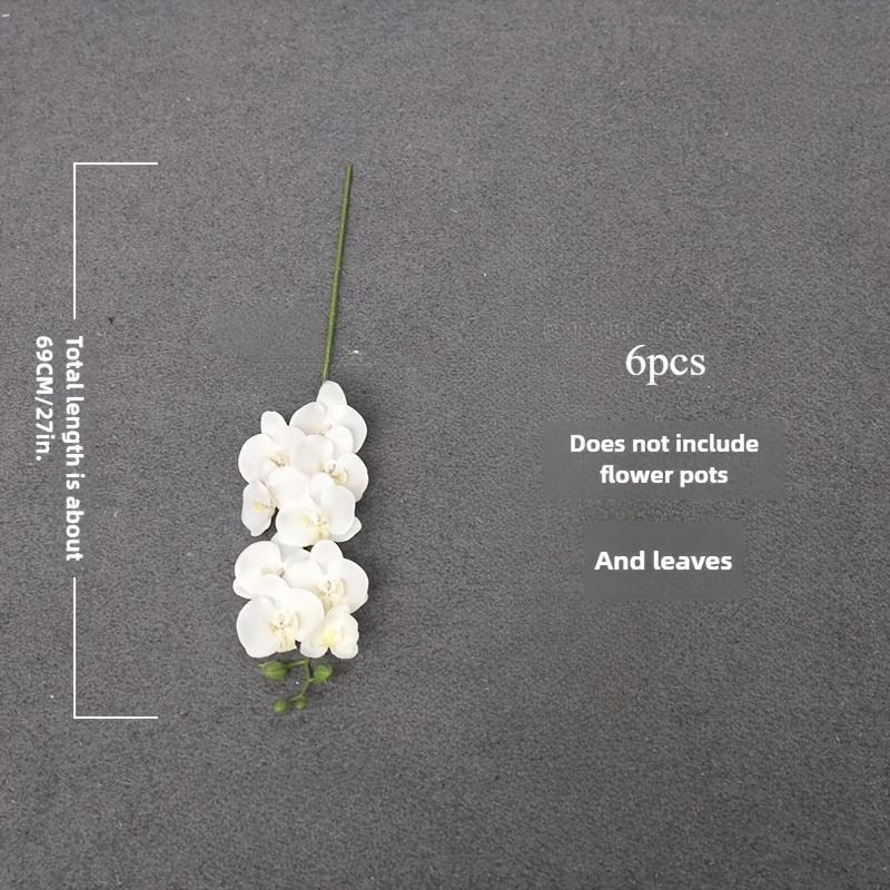 6 шт. Реалистичные искусственные стебли орхидеи - Живые орхидеи-бабочки с яркими зелеными листьями, желтыми цветами и элегантной керамикой, идеально подходят для дома 6pcs
6 шт. Реалистичные искусственные стебли орхидеи - Живые орхидеи-бабочки с яркими зелеными листьями, желтыми цветами и элегантной керамикой, идеально подходят для дома 6pcs