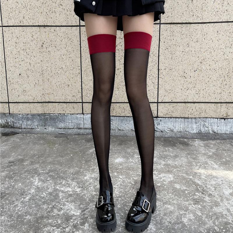 Color-Blocked Black Over-The-Knee Stockings And Nude Stockings Are Sexy one size
Color-Blocked Black Over-The-Knee Stockings And Nude Stockings Are Sexy one size