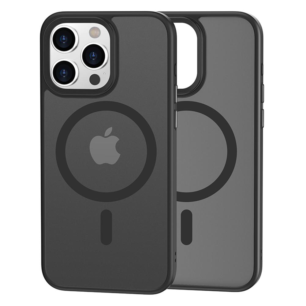 Magnetic Case for iPhone 15 Pro Compatible with MagSafe Skin-touch PC+TPU Matte Phone Cover Black
Magnetic Case for iPhone 15 Pro Compatible with MagSafe Skin-touch PC+TPU Matte Phone Cover Black