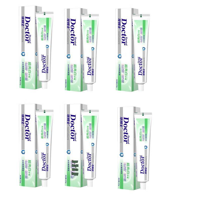 Dr. Dentist Super Bright Whitening Toothpaste 6-Pack
Dr. Dentist Super Bright Whitening Toothpaste 6-Pack