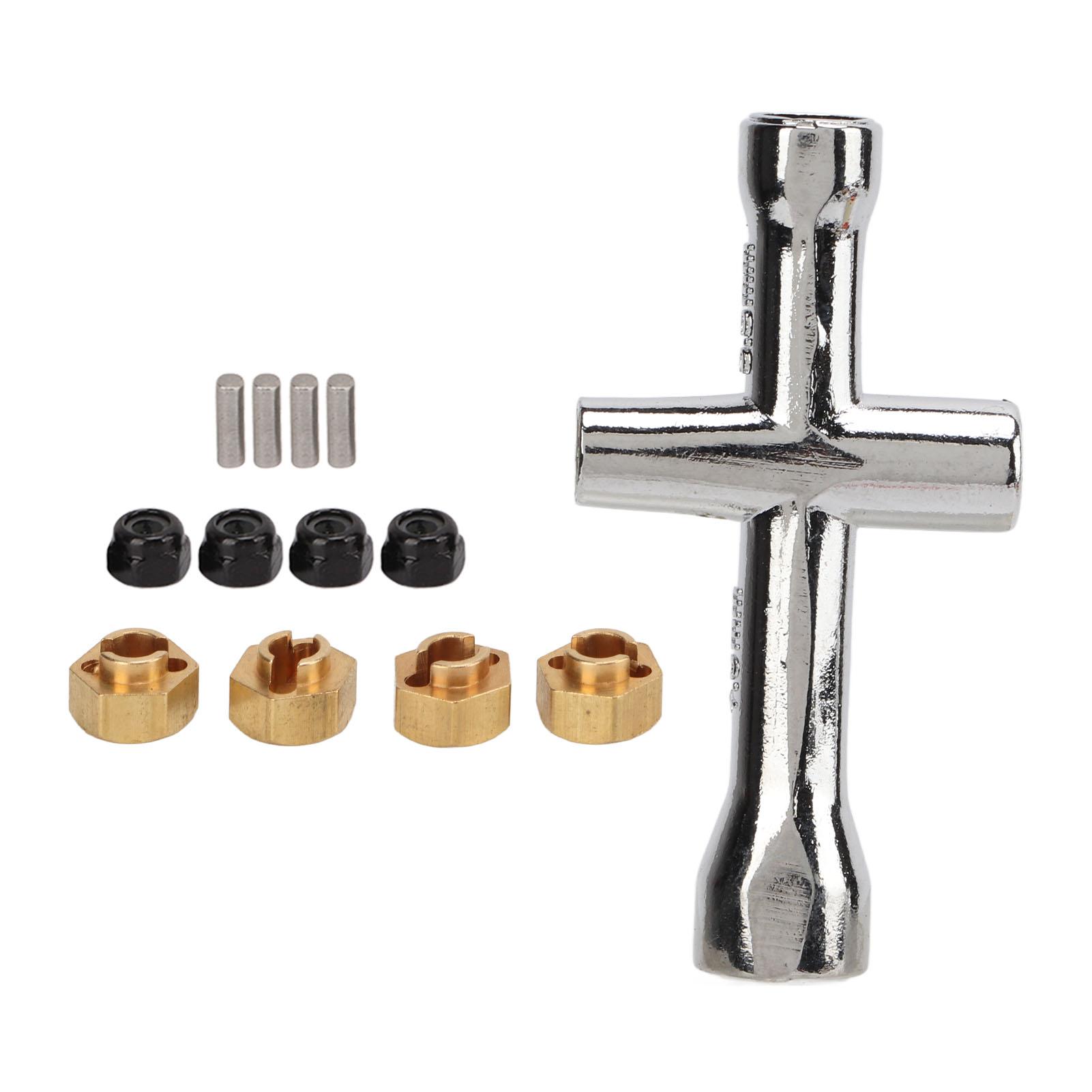 7mm Brass Hex Wheel Hubs Adapter Stable Replaceable for Axial SCX24 124 Remote Control Car
7mm Brass Hex Wheel Hubs Adapter Stable Replaceable for Axial SCX24 124 Remote Control Car