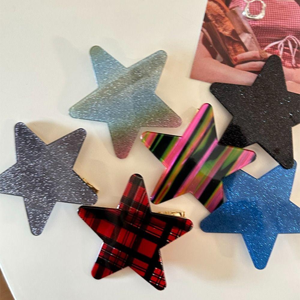 Bang Clip Five Pointed Star Hair Clip Side Clip Acetic Acid Star Hairpin Personalized Daily
Bang Clip Five Pointed Star Hair Clip Side Clip Acetic Acid Star Hairpin Personalized Daily