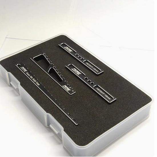 RTW Model Car Height Gauge & Lower Stop Ruler Set for 1/10 On-Road Shunting Tool чорний
RTW Model Car Height Gauge & Lower Stop Ruler Set for 1/10 On-Road Shunting Tool чорний
