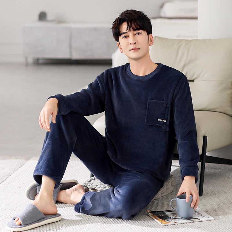 Pajamas Men S Winter Coral Fleece Thickened Fleece Autumn And Winter Flannel Winter Large Size Loungewear 3XL
Pajamas Men S Winter Coral Fleece Thickened Fleece Autumn And Winter Flannel Winter Large Size Loungewear 3XL