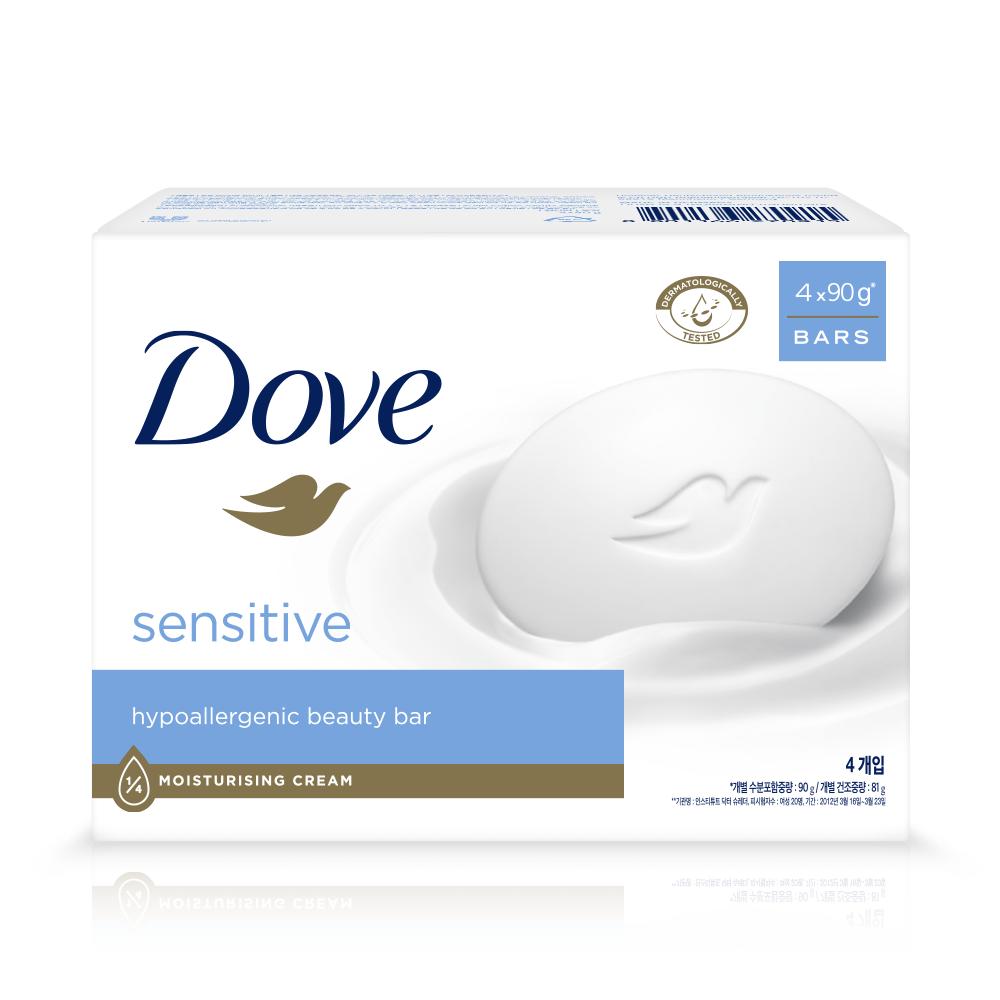 Dove Beauty Bar 90gx4 packs (choose 1 of 4 types) Dove Sensitive Bars (4 pieces)
Dove Beauty Bar 90gx4 packs (choose 1 of 4 types) Dove Sensitive Bars (4 pieces)