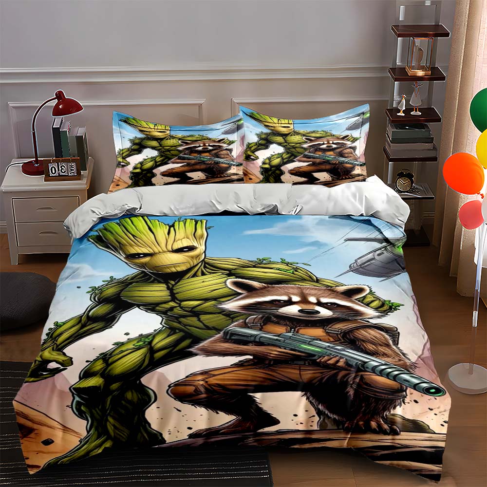 Tree character and raccoon. Bedding sets Duvet cover sets Duvet covers Pillowcases(1 * Duvet Cover 2 * Pillowcases, without duvet insert) 135x200cm
Tree character and raccoon. Bedding sets Duvet cover sets Duvet covers Pillowcases(1 * Duvet Cover 2 * Pillowcases, without duvet insert) 135x200cm
