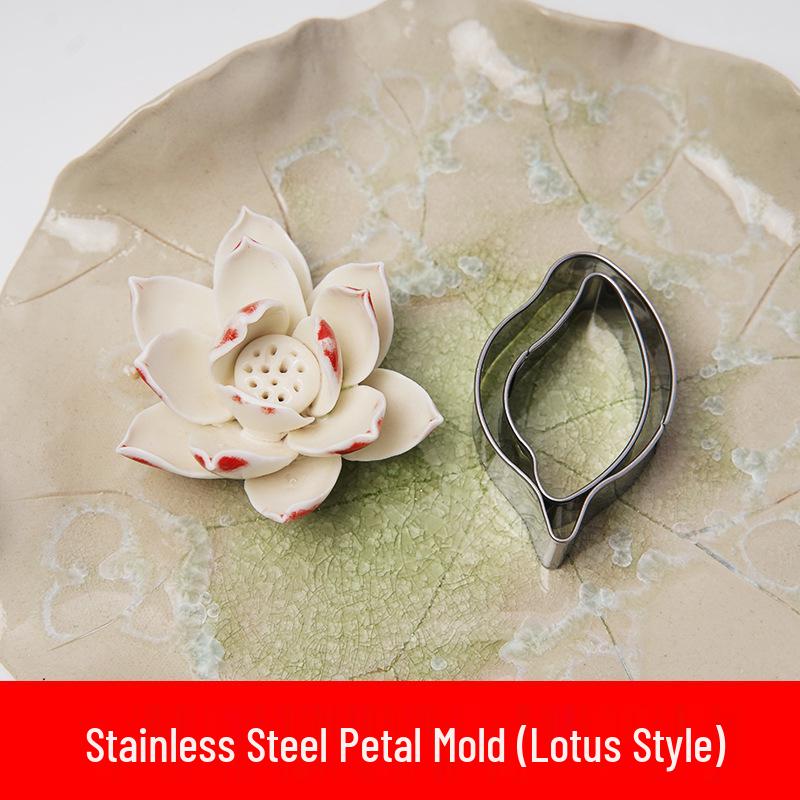 Stainless Steel Petal Mold Set for DIY Handmade Clay Rose Flower Crafting
Stainless Steel Petal Mold Set for DIY Handmade Clay Rose Flower Crafting