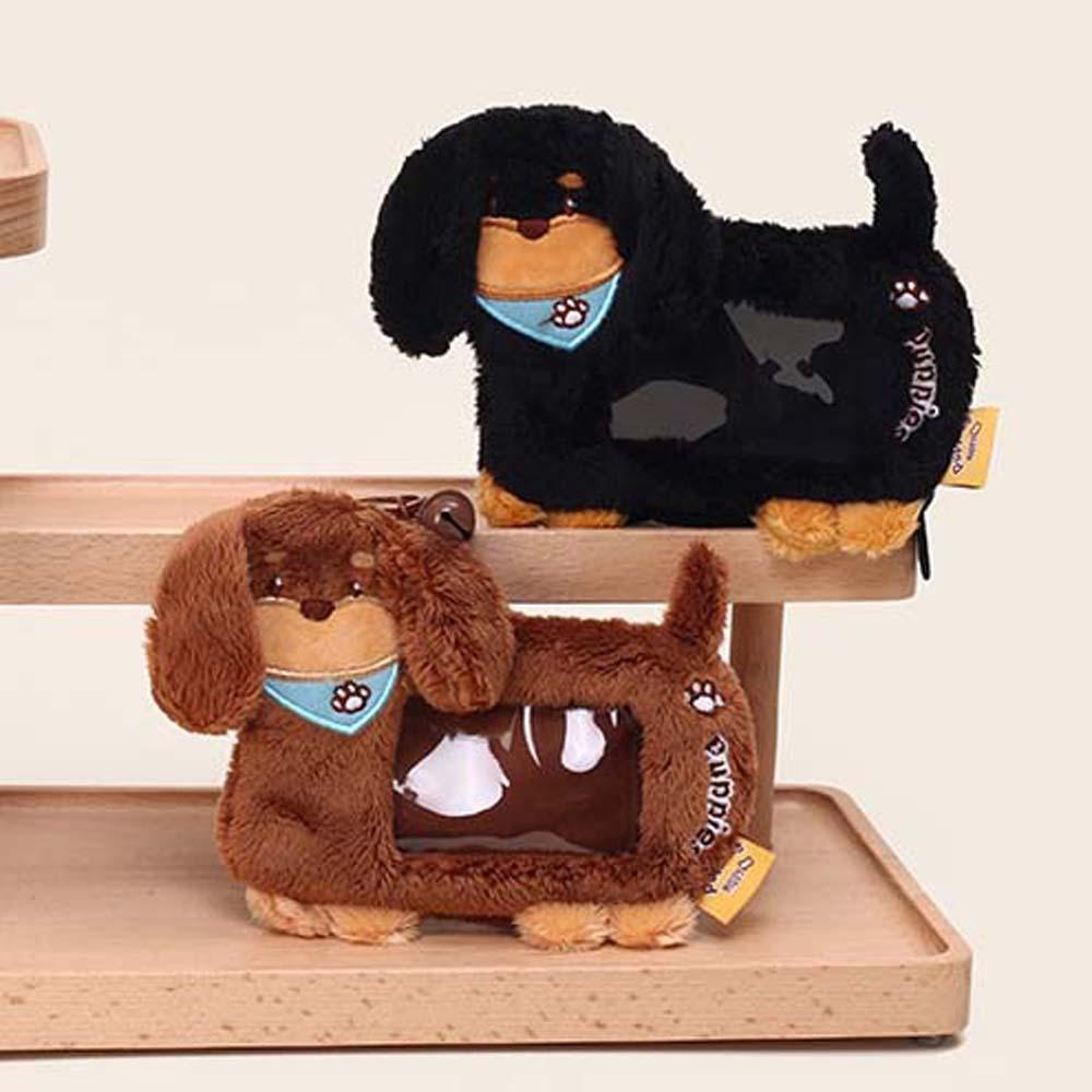 PP Cotton Sausage Dog Card Holder Dustproof Cartoon Animal Photocard Holder School чорний
PP Cotton Sausage Dog Card Holder Dustproof Cartoon Animal Photocard Holder School чорний
