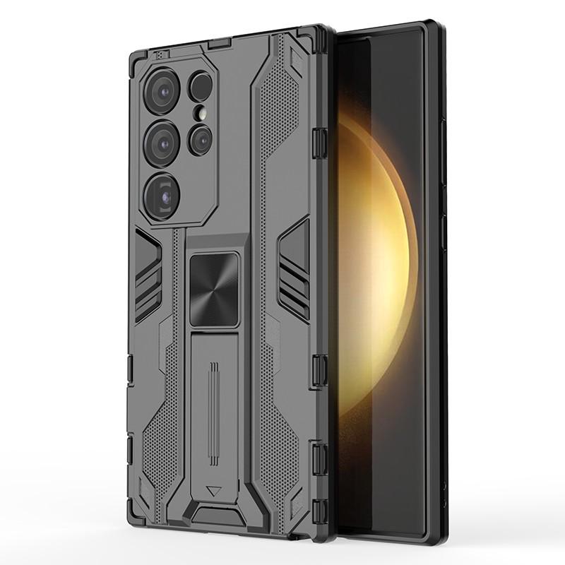 For Samsung Galaxy S24 Ultra Case Anti-Scratch PC+TPU Kickstand Cover Black
For Samsung Galaxy S24 Ultra Case Anti-Scratch PC+TPU Kickstand Cover Black