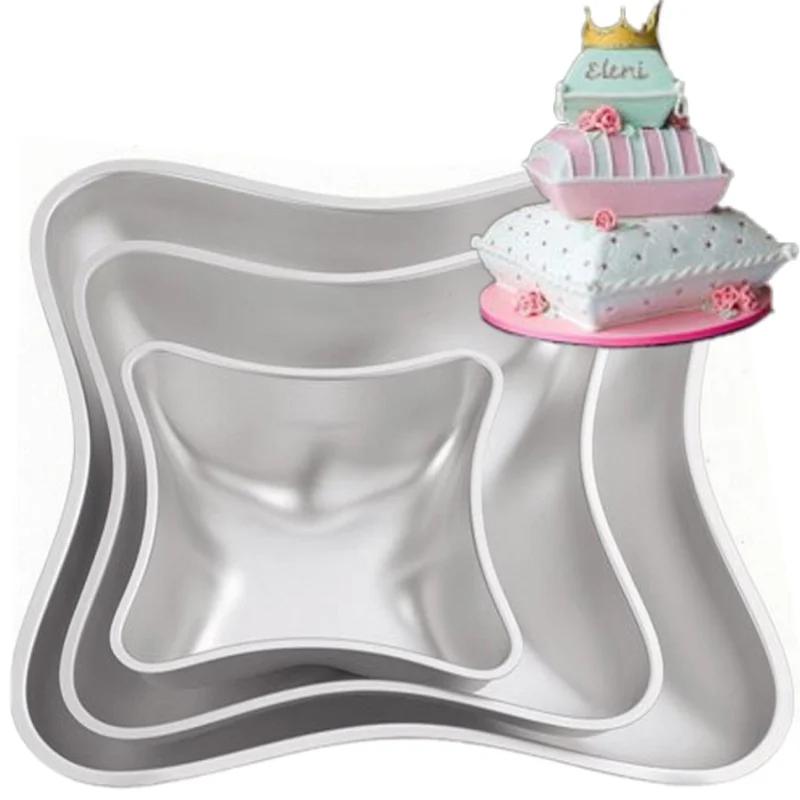 3PCS/SET DIY Baking Tools Cake Mold Aluminum Three-piece Pillow Large Kitchen Patisserie Outils Accessoires Home Bakeware
3PCS/SET DIY Baking Tools Cake Mold Aluminum Three-piece Pillow Large Kitchen Patisserie Outils Accessoires Home Bakeware