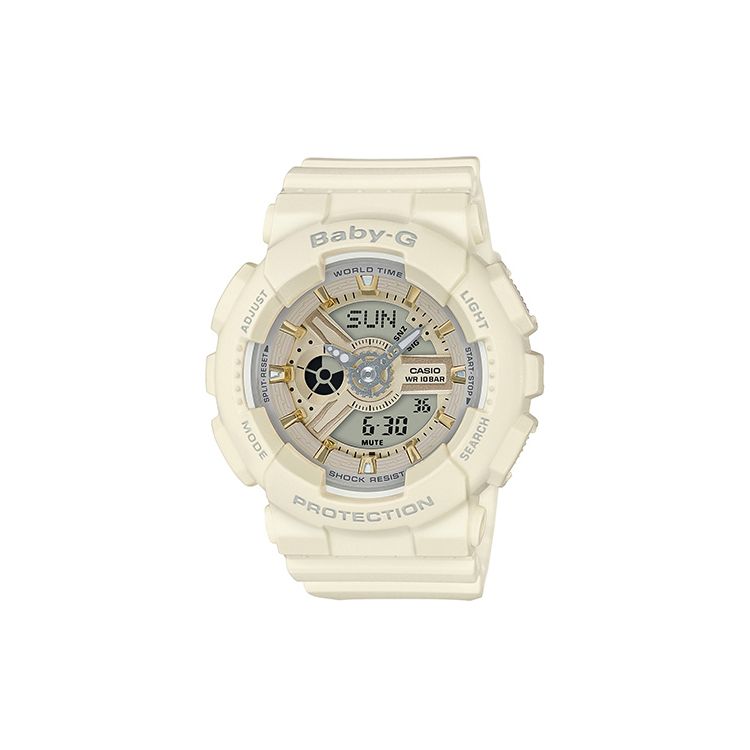 Casio Baby-G Series Dual Display Quartz Movement Resin Strap Watch Women watches Gold BA-110GA-7A2PRD Single Watch,Random Watch Box
Casio Baby-G Series Dual Display Quartz Movement Resin Strap Watch Women watches Gold BA-110GA-7A2PRD Single Watch,Random Watch Box