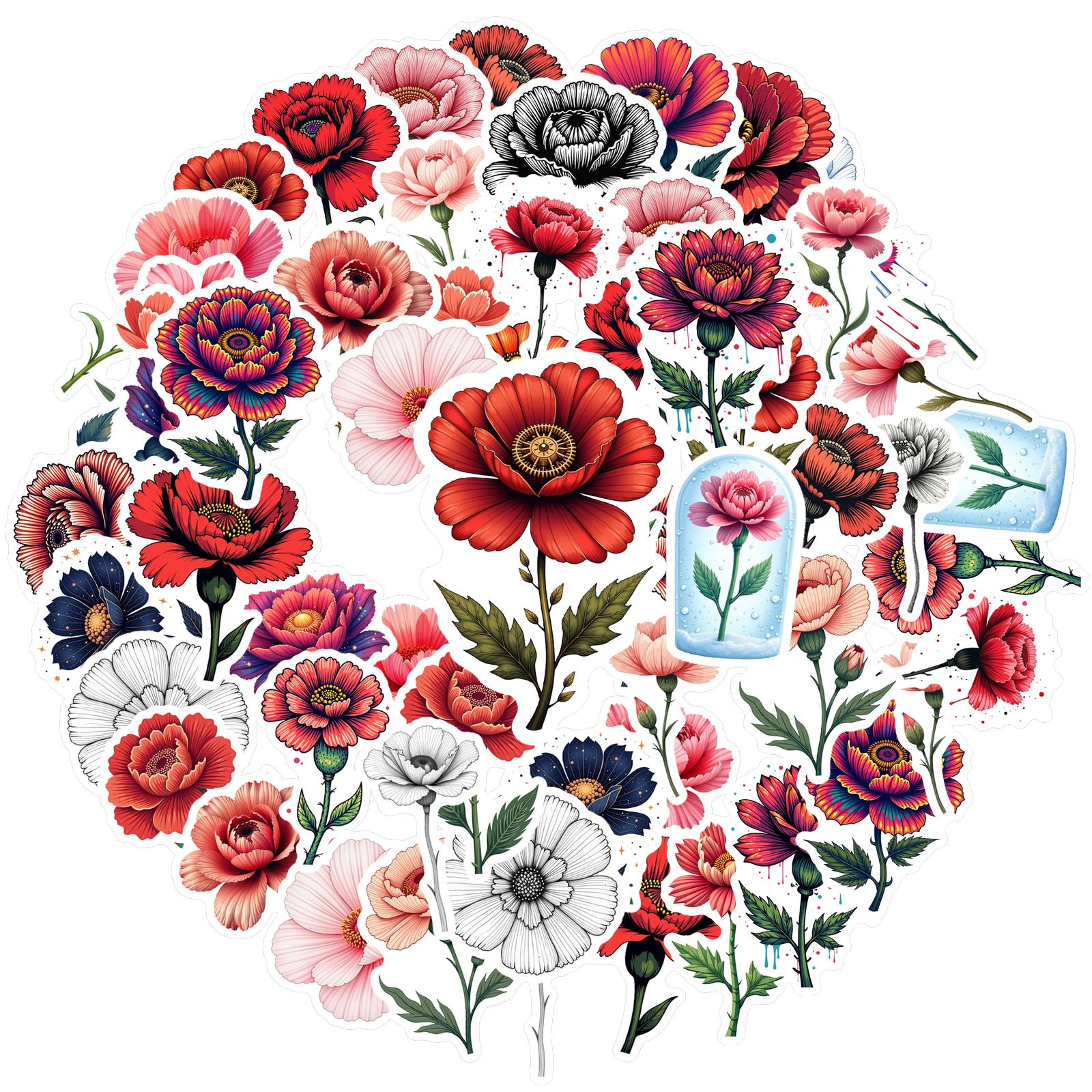 35pcs Vivid Floral Stickers Colorful Graffiti Decals For Scrapbooking Notebook Water Bottle Laptop Luggage Skateboard Decor
35pcs Vivid Floral Stickers Colorful Graffiti Decals For Scrapbooking Notebook Water Bottle Laptop Luggage Skateboard Decor
