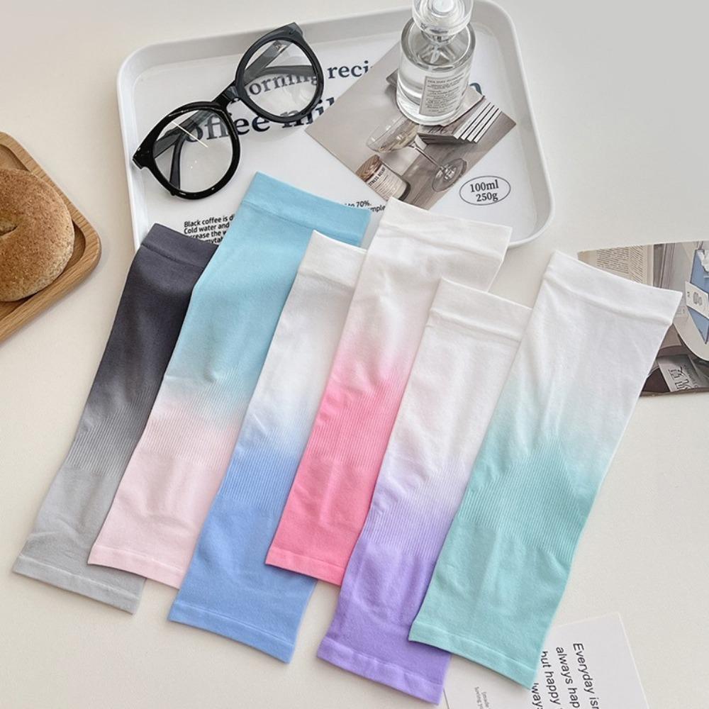 Polyester Ice Silk Arm Sleeves Spandex Sun Protection Arm Cover Gradient Color Sleeve Summer зелений
Polyester Ice Silk Arm Sleeves Spandex Sun Protection Arm Cover Gradient Color Sleeve Summer зелений