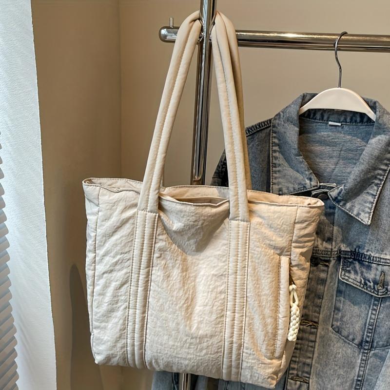 New Women s Tote Bag Large Capacity Soft Casual Shoulder Bags Nyl Zipper Handbag Commuting Bag Shopping бежевый
New Women s Tote Bag Large Capacity Soft Casual Shoulder Bags Nyl Zipper Handbag Commuting Bag Shopping бежевый