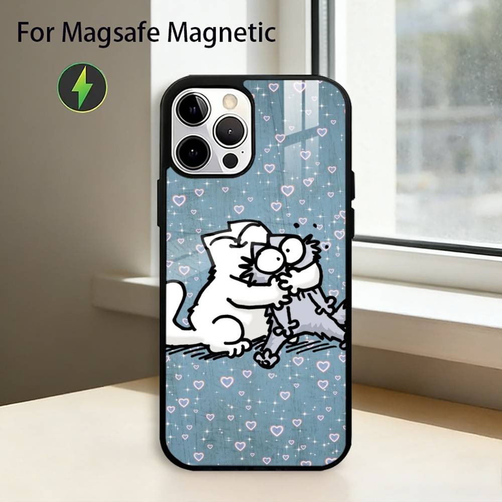 S-Simons And C-Cats Phone Case For iPhone17,16,15,14,13,12,11 Plus,Pro Magnetic with Magsafe Wireless Charging iPhone14PROMAX
S-Simons And C-Cats Phone Case For iPhone17,16,15,14,13,12,11 Plus,Pro Magnetic with Magsafe Wireless Charging iPhone14PROMAX