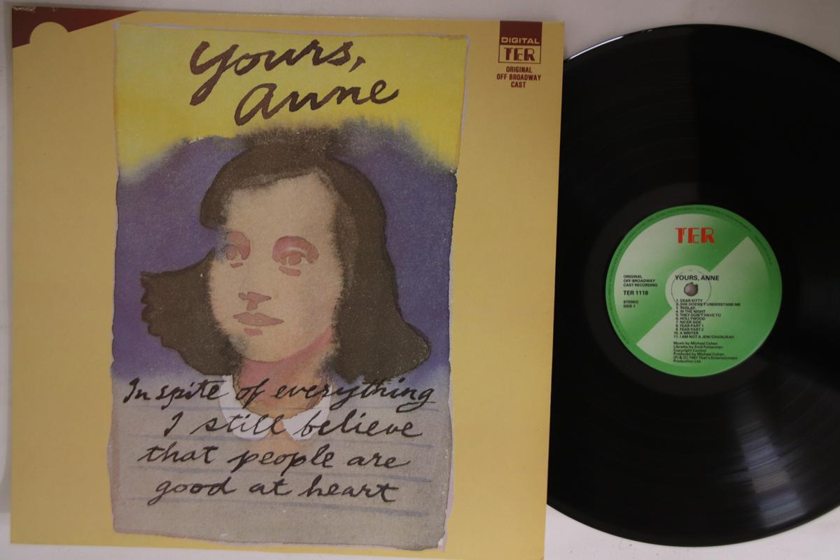 LP Record MICHAEL COHEN, ENID FUTTERMAN - Yours, Anne (A Musical Drama Based TER1118 TER 1987 UK Soundtracks & Musicals Used
LP Record MICHAEL COHEN, ENID FUTTERMAN - Yours, Anne (A Musical Drama Based TER1118 TER 1987 UK Soundtracks & Musicals Used