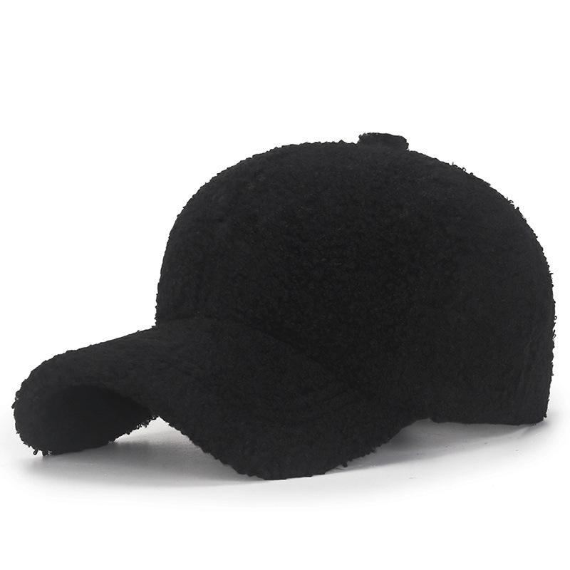 Winter Lamb Wool Solid Color Plain Baseball Cap - Warm Teddy Fleece, Face-Flattering, Structured Crown чорний
Winter Lamb Wool Solid Color Plain Baseball Cap - Warm Teddy Fleece, Face-Flattering, Structured Crown чорний
