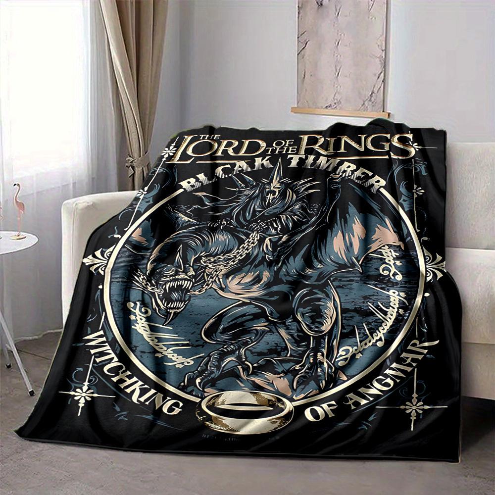 1pc Lord Rings Flannel Throw Blanket Lightweight Soft Warm All Season Blanket for Sofa, Bed, Travel,L1028160 80x120cm
1pc Lord Rings Flannel Throw Blanket Lightweight Soft Warm All Season Blanket for Sofa, Bed, Travel,L1028160 80x120cm