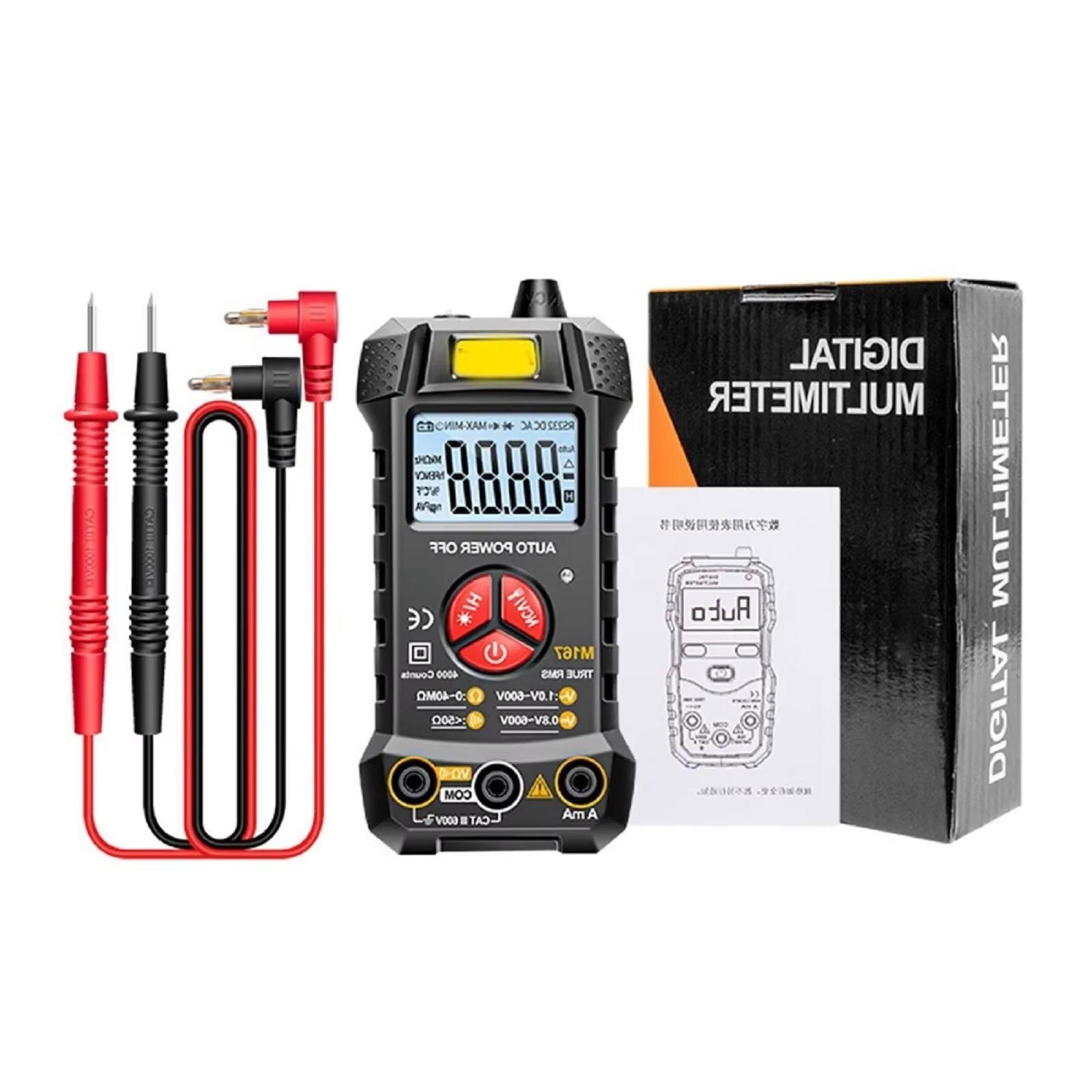 Field Testing Digital Multimeter Auto-Ranging Automatic Range Recognition Multimeter Electricity True RMS Technology China Mainland
Field Testing Digital Multimeter Auto-Ranging Automatic Range Recognition Multimeter Electricity True RMS Technology China Mainland