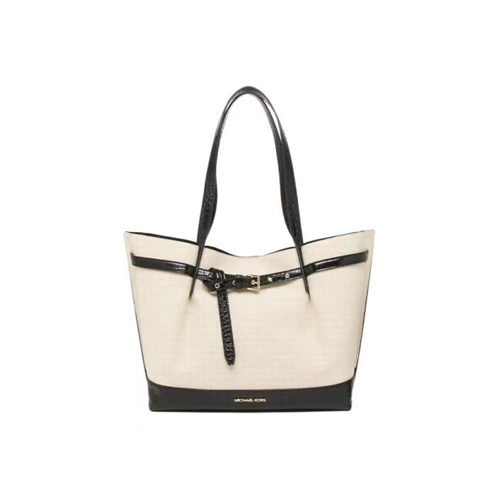 Michael Kors M Emilia Crocodile Pattern Woven Logo Large Capacity Canvas Tote Shopping Bag Women Tote Black 35T1GU5T7C-BLACK Basic Set (Bag+Dust Bag)
Michael Kors M Emilia Crocodile Pattern Woven Logo Large Capacity Canvas Tote Shopping Bag Women Tote Black 35T1GU5T7C-BLACK Basic Set (Bag+Dust Bag)