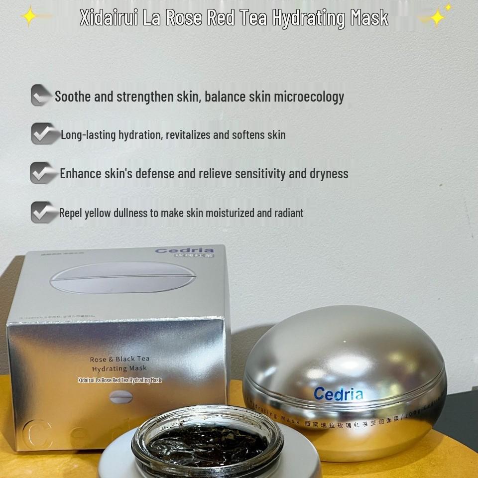 Cedria West Dairila Rose Black Tea Mask for Blackheads, Acne, and Deep Pore Cleansing
Cedria West Dairila Rose Black Tea Mask for Blackheads, Acne, and Deep Pore Cleansing