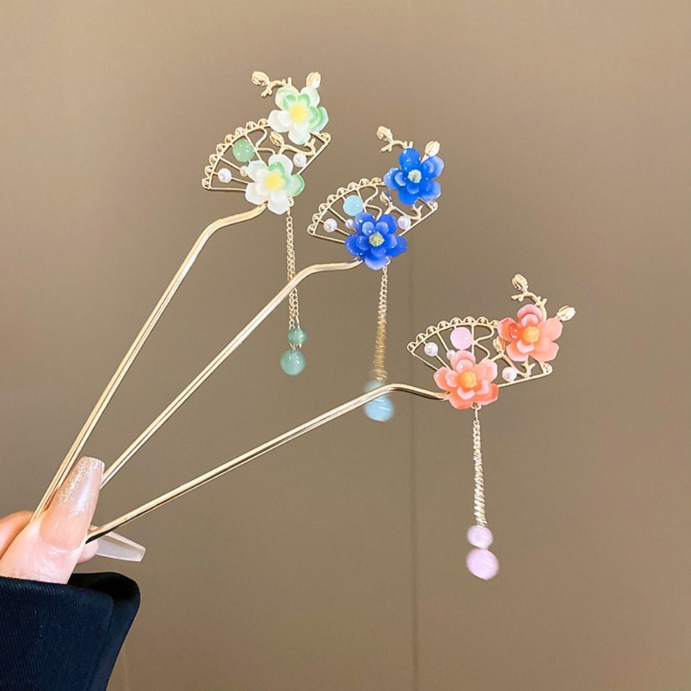 Pearl Hanfu Hair Chopsticks Tassel Flower Hair Fork Elegant Chinese Style Hair Stick Ladies
Pearl Hanfu Hair Chopsticks Tassel Flower Hair Fork Elegant Chinese Style Hair Stick Ladies