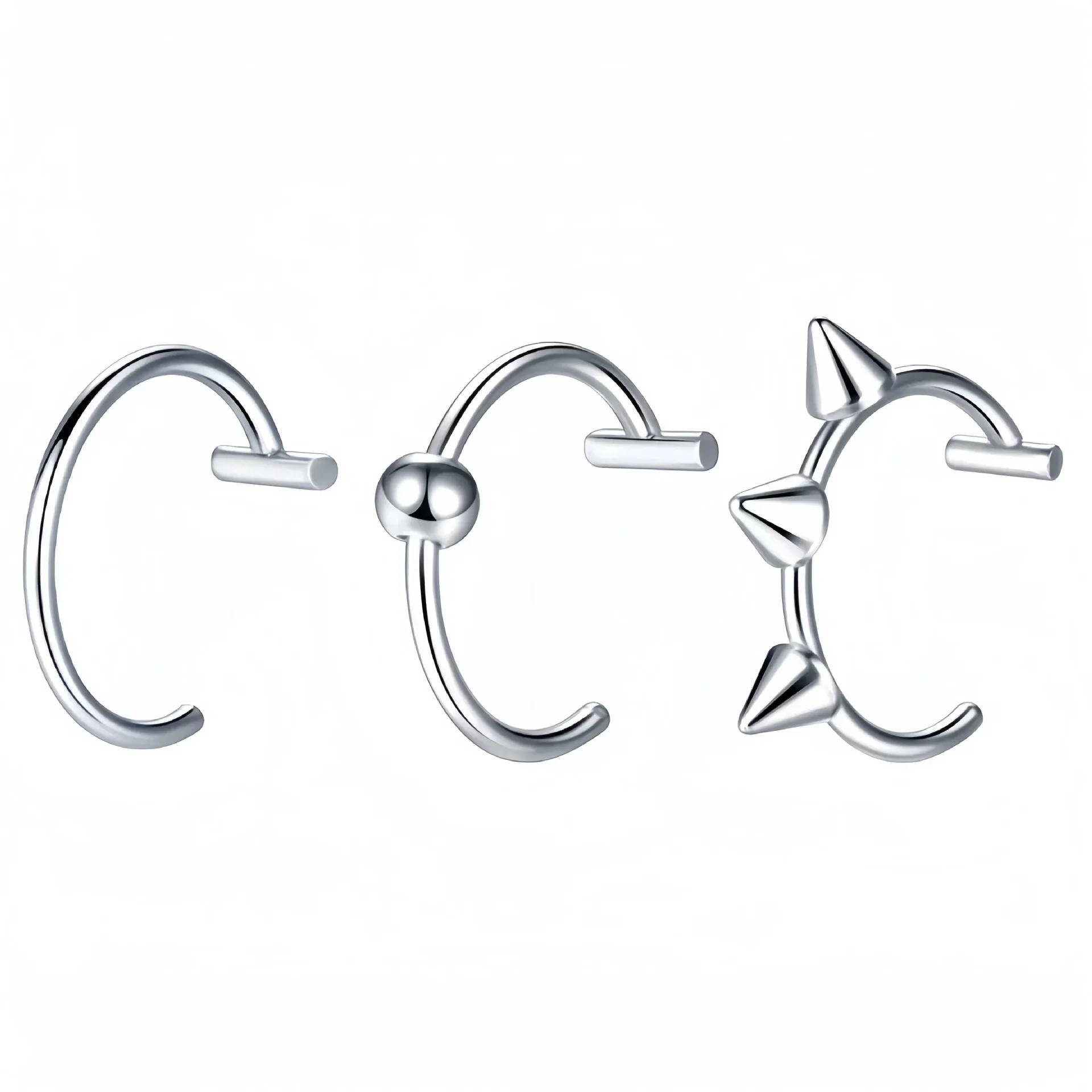 1Pc Stainless Steel Fake Nose Ring Hoop Septum Rings Non Pierced Body Jewelry Women C Clip Lip Ring Earring Fake Nose Piercing Hoop&Labret, Lip Piercing Jewelry&Face
1Pc Stainless Steel Fake Nose Ring Hoop Septum Rings Non Pierced Body Jewelry Women C Clip Lip Ring Earring Fake Nose Piercing Hoop&Labret, Lip Piercing Jewelry&Face