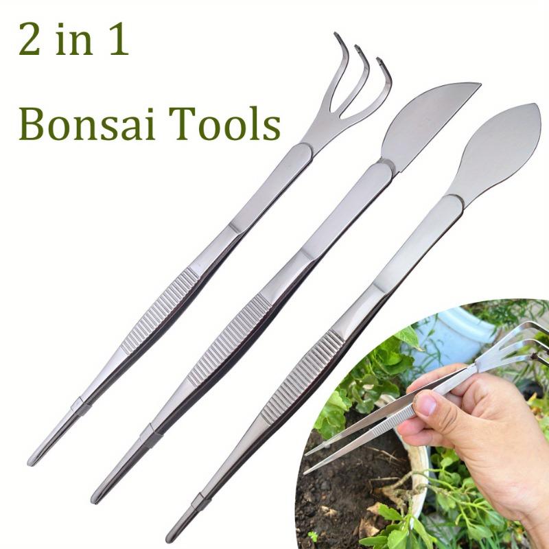 1pc 2-in-1 Stainless Steel Root Rake with Bonsai Tweezers with Ergonomical Handle Soil Farming Tool for Succulents Crafting A срібний
1pc 2-in-1 Stainless Steel Root Rake with Bonsai Tweezers with Ergonomical Handle Soil Farming Tool for Succulents Crafting A срібний