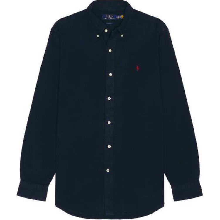 Polo Ralph Lauren Solid Color Logo Embroidered Button Long Sleeve Shirt Men shirts Navy-Blue 710950375-001 S
Polo Ralph Lauren Solid Color Logo Embroidered Button Long Sleeve Shirt Men shirts Navy-Blue 710950375-001 S