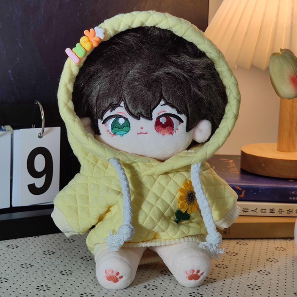 Hoodies Cotton Doll Clothes Sweet Plush Toy Clothes 20cm Cotton Doll Dress Doll Accessories yellow-style B
Hoodies Cotton Doll Clothes Sweet Plush Toy Clothes 20cm Cotton Doll Dress Doll Accessories yellow-style B