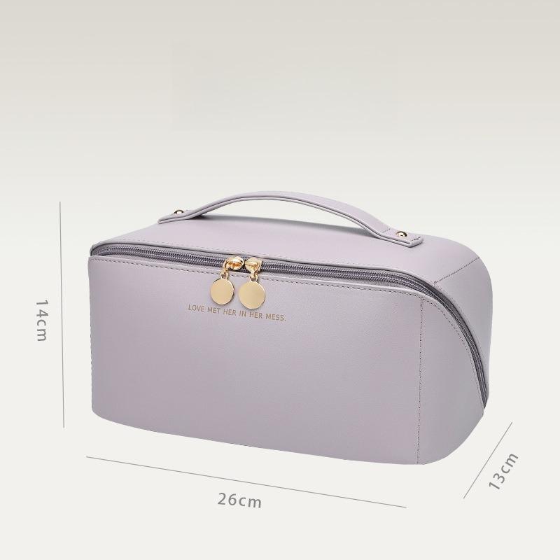 1pcs PU Leather Large Capacity Cosmetic Bag Waterproof Portable Makeup Organizer Outdoor Travel Toiletry Storage Pouch фіолетовий
1pcs PU Leather Large Capacity Cosmetic Bag Waterproof Portable Makeup Organizer Outdoor Travel Toiletry Storage Pouch фіолетовий