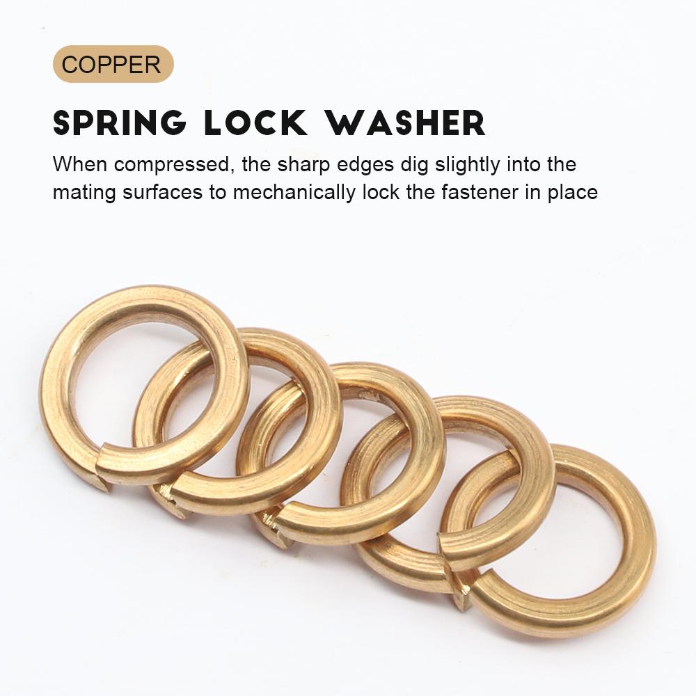 5-50pcs/pack Single Coil Spring Lock Washer for Assembly M2 M2.5 M3 M4 M5 M6 M8 M10 Copper Spring Split Lock Washer GB94 M2 50pcs
5-50pcs/pack Single Coil Spring Lock Washer for Assembly M2 M2.5 M3 M4 M5 M6 M8 M10 Copper Spring Split Lock Washer GB94 M2 50pcs