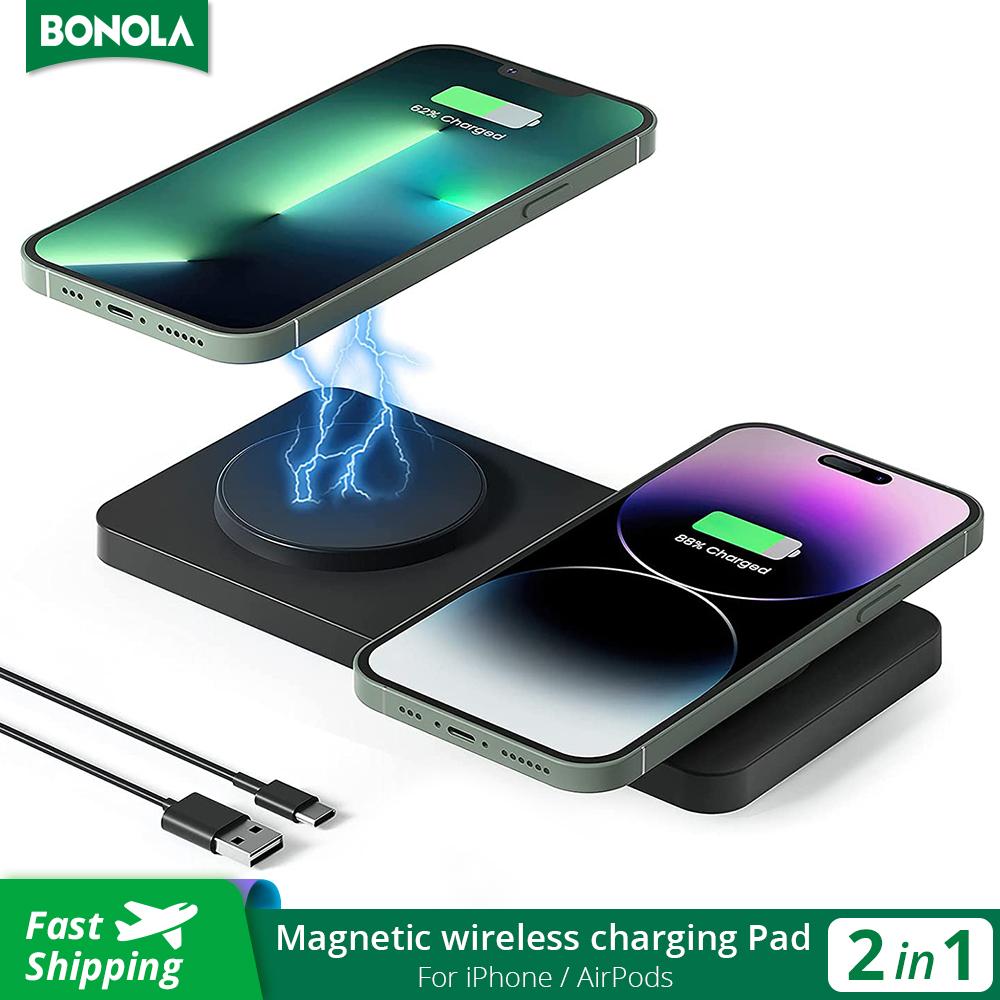 30 Вт Двойная магнитная подставка 2 в 1 Беспроводное зарядное устройство для iPhone/Samsung/Huawei Мобильный телефон для Apple Airpods/зарядные устройства для наушников as picture белый
30 Вт Двойная магнитная подставка 2 в 1 Беспроводное зарядное устройство для iPhone/Samsung/Huawei Мобильный телефон для Apple Airpods/зарядные устройства для наушников as picture белый