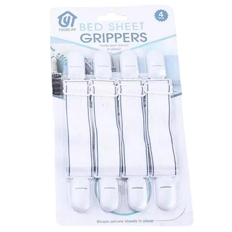 Elastics Bed Sheet Strap with Metal Adjustable Clip for Preventing Fabric Shifting and Ensuring Tidys Home
Elastics Bed Sheet Strap with Metal Adjustable Clip for Preventing Fabric Shifting and Ensuring Tidys Home