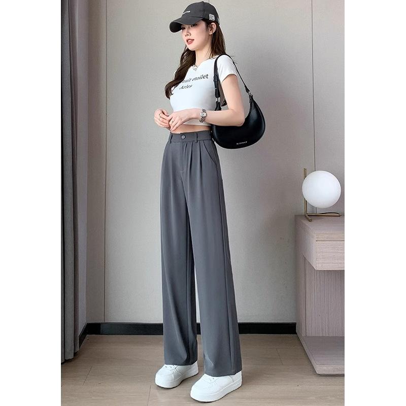 Women s Casual Pants Summer New High Waist Drape Straight Versatile Wide Leg Trousers 5XL сірий колір
Women s Casual Pants Summer New High Waist Drape Straight Versatile Wide Leg Trousers 5XL сірий колір