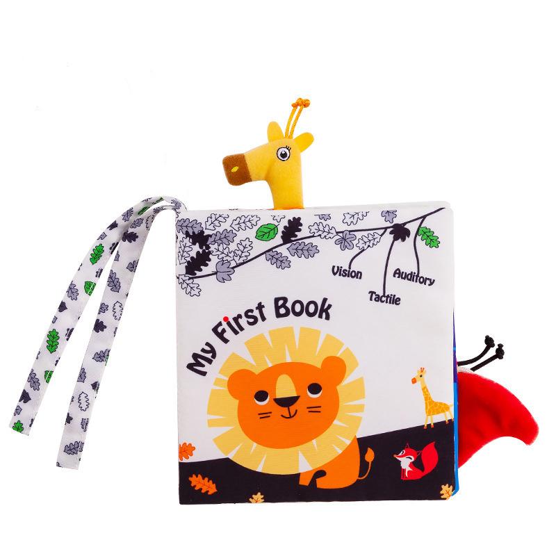 Мягкая тканевая книжка для малышей с хвостами животных, шуршащие сенсорные страницы, высококонтрастная обучающая книга для младенцев, подвесная игрушка для коляски/кроватки Animal львиный
Мягкая тканевая книжка для малышей с хвостами животных, шуршащие сенсорные страницы, высококонтрастная обучающая книга для младенцев, подвесная игрушка для коляски/кроватки Animal львиный