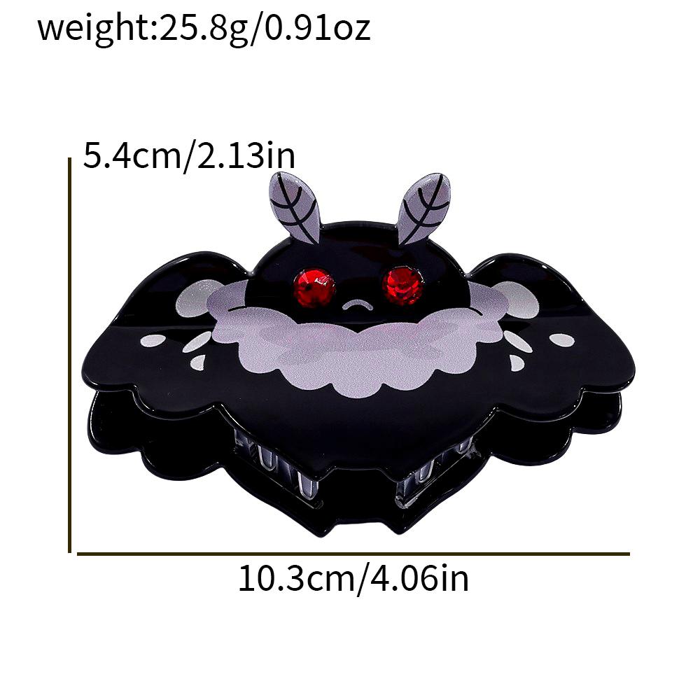 1PC Dark-style cartoon moth shark hair claw, rhinestone red-eyed back head hair clip, trendy and personalized hair accessories
1PC Dark-style cartoon moth shark hair claw, rhinestone red-eyed back head hair clip, trendy and personalized hair accessories