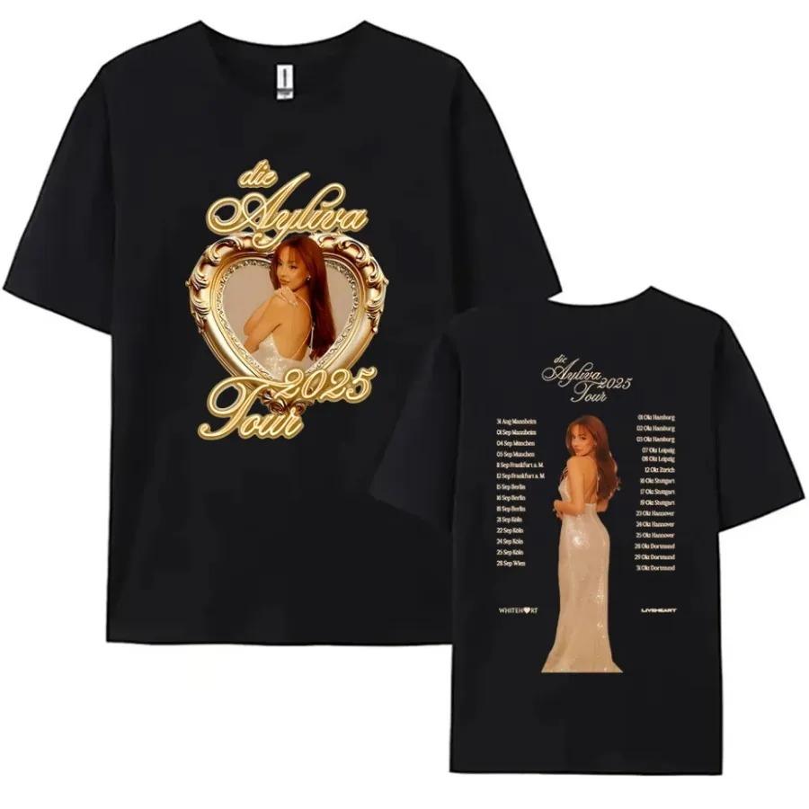 Die Ayliva 2026 Tour Short Sleeve T Shirt Y2k Short Sleeves Classic Oversized Unisex high quality soft Streetwear Trendy Cotton S
Die Ayliva 2026 Tour Short Sleeve T Shirt Y2k Short Sleeves Classic Oversized Unisex high quality soft Streetwear Trendy Cotton S