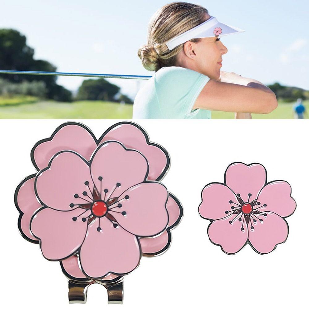 Outdoor Golf Training Aids Golf Ball Marker Golf Hat Clip Golf Cap Clip Peach Flower Pattern
Outdoor Golf Training Aids Golf Ball Marker Golf Hat Clip Golf Cap Clip Peach Flower Pattern