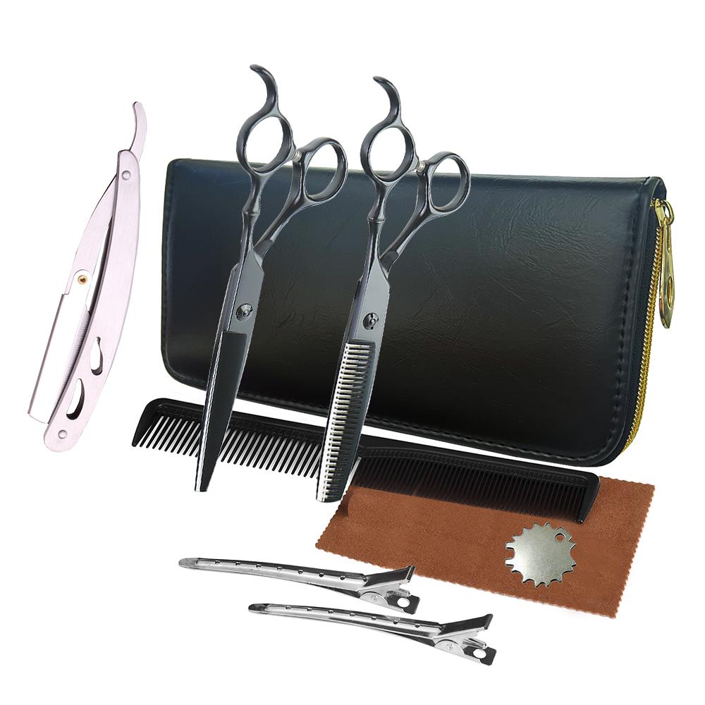 Sangelar 8 шт. 6 дюймов JP 440C черный набор ножниц для волос профессиональные парикмахерские инструменты Парикмахерская с использованием ножниц высшего класса
Sangelar 8 шт. 6 дюймов JP 440C черный набор ножниц для волос профессиональные парикмахерские инструменты Парикмахерская с использованием ножниц высшего класса