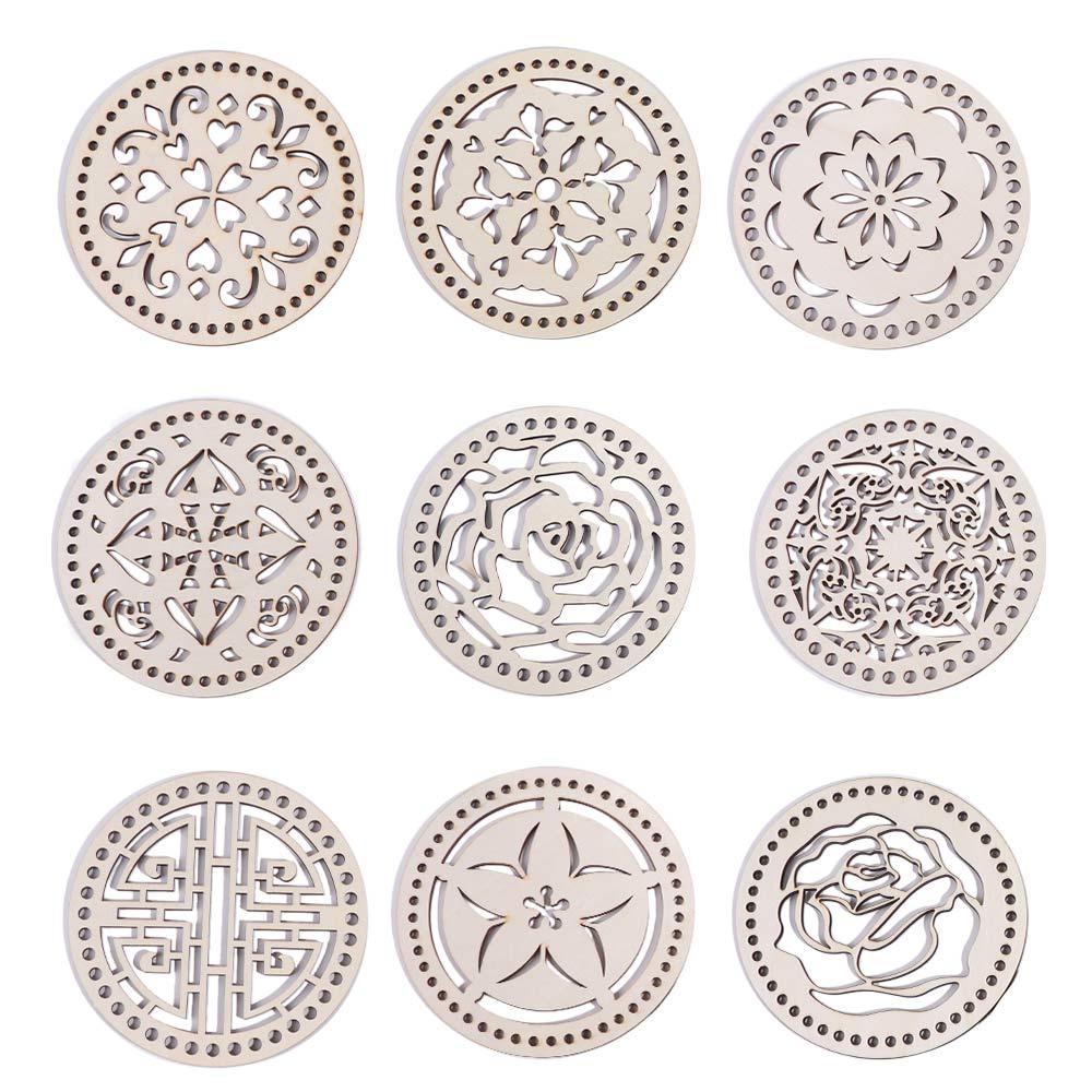 2PCS. Порожнисте в’язання гачком. Основа круглого дерев’яного листа. Декоративне дно кошика для виготовлення сумок. Style 3
2PCS. Порожнисте в’язання гачком. Основа круглого дерев’яного листа. Декоративне дно кошика для виготовлення сумок. Style 3