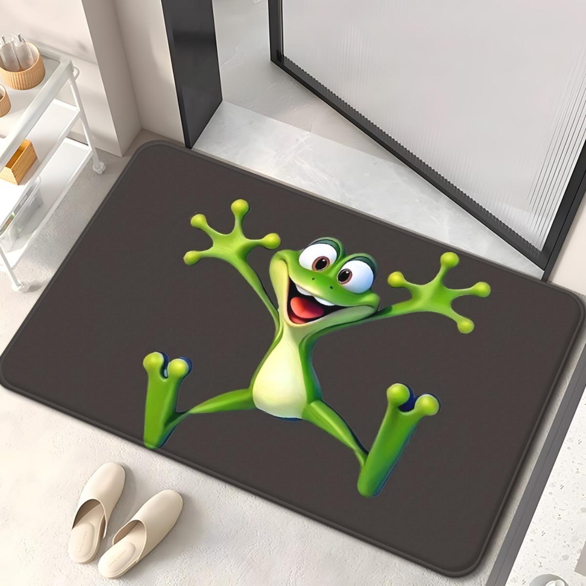 VIKAMA Cartoon Frog Rug Carpet Fun Stain-Resistant Doormat Non-Slip Bathroom Mat Carpet For Live Room Rug For Bedroom Home Decor 40X60CM (1.3X2FT
VIKAMA Cartoon Frog Rug Carpet Fun Stain-Resistant Doormat Non-Slip Bathroom Mat Carpet For Live Room Rug For Bedroom Home Decor 40X60CM (1.3X2FT