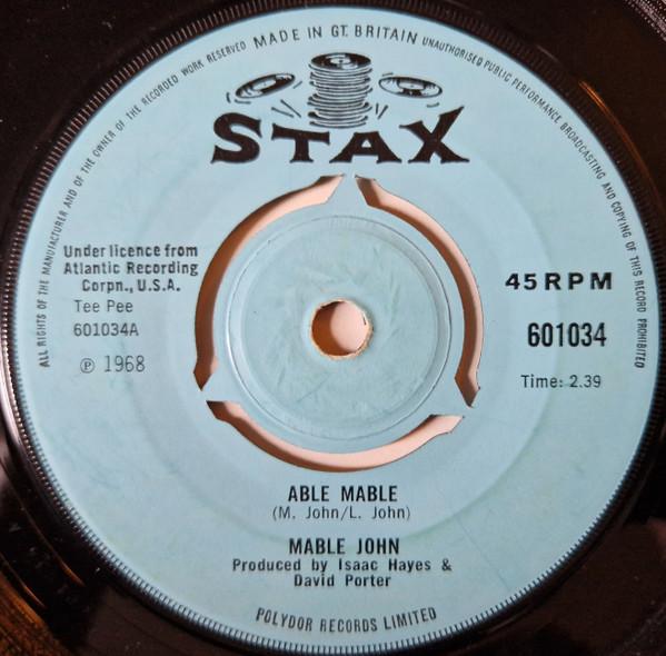 7-дюймова платівка MABLE JOHN - Able Mable 601034 Stax 1968 UK Соул/Фанк Вживана
7-дюймова платівка MABLE JOHN - Able Mable 601034 Stax 1968 UK Соул/Фанк Вживана