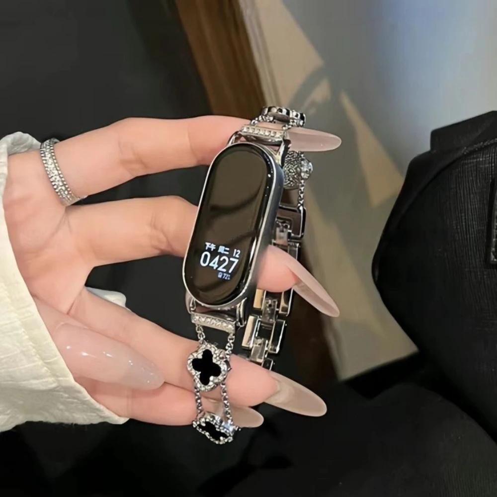 Новий Розкішний чотирилисник Металевий Для Xiaomi Band 9/8/NFC Ремінець Xiaomi 10 For XIAOMi Band 10
Новий Розкішний чотирилисник Металевий Для Xiaomi Band 9/8/NFC Ремінець Xiaomi 10 For XIAOMi Band 10