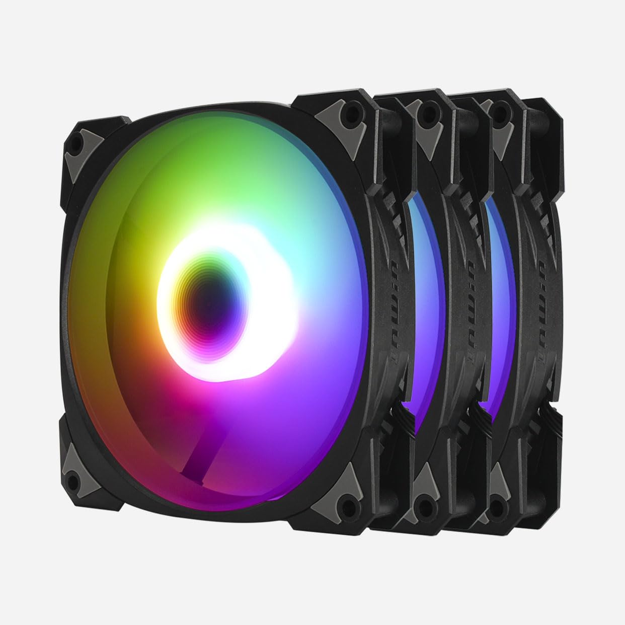 InWin Neptune 120mm PWM ARGB Fan Triple Pack Customizable Lighting Static Pressure Addressable RGB Motherboard Sync Max 2200PWM Black AN120-3PK чорний
InWin Neptune 120mm PWM ARGB Fan Triple Pack Customizable Lighting Static Pressure Addressable RGB Motherboard Sync Max 2200PWM Black AN120-3PK чорний